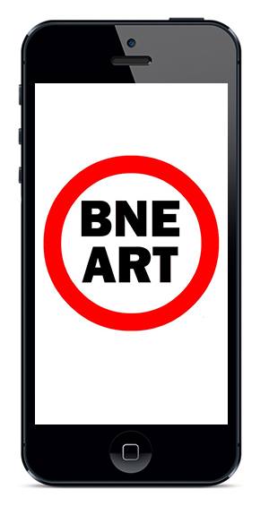 Screen shot of BNE art mobile